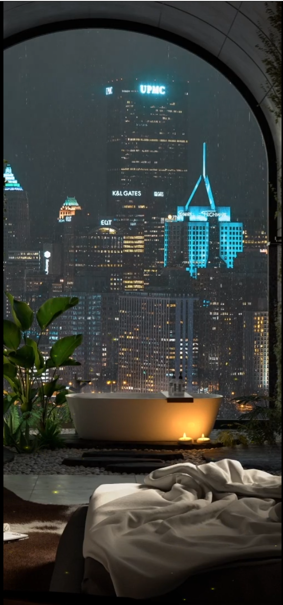 语音电台 竖屏夜景直播画面背景视频210款-鹿白音频网